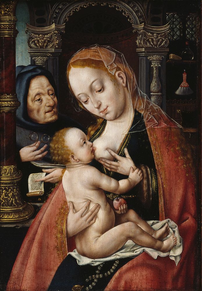 The holy family, 1521 - 1543, Joos Van Cleve