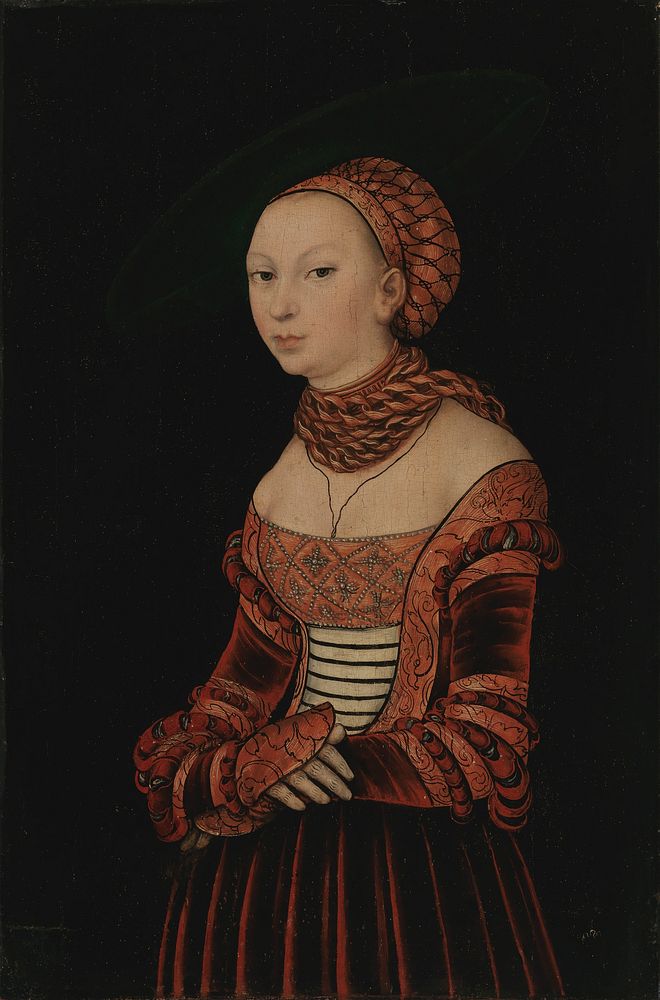 Portrait of a young woman, 1525, Lucas Cranach Vanhempi