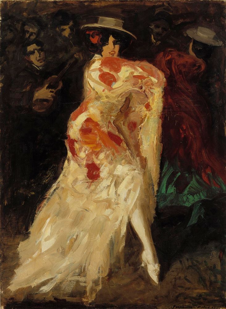 Spanish dancer (tango), 1907, Oscar Parviainen