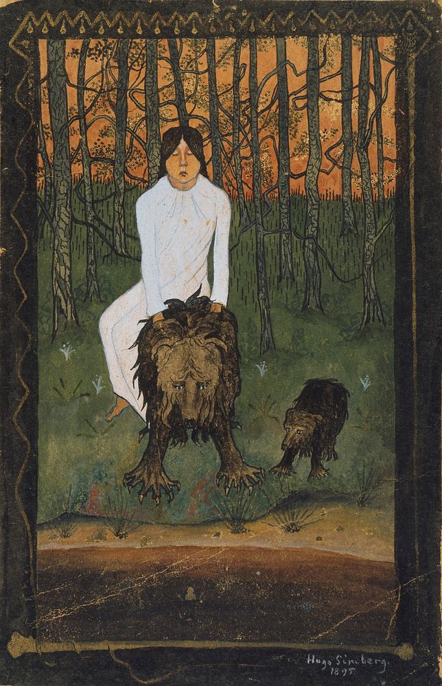 The fairy-tale i, 1895, by Hugo Simberg