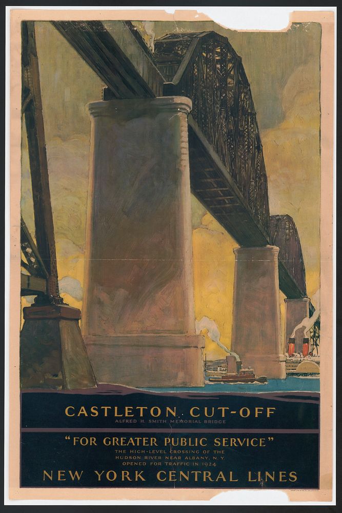 New York Central Lines - Castleton cut-off - Alfred H. Smith Memorial Bridge