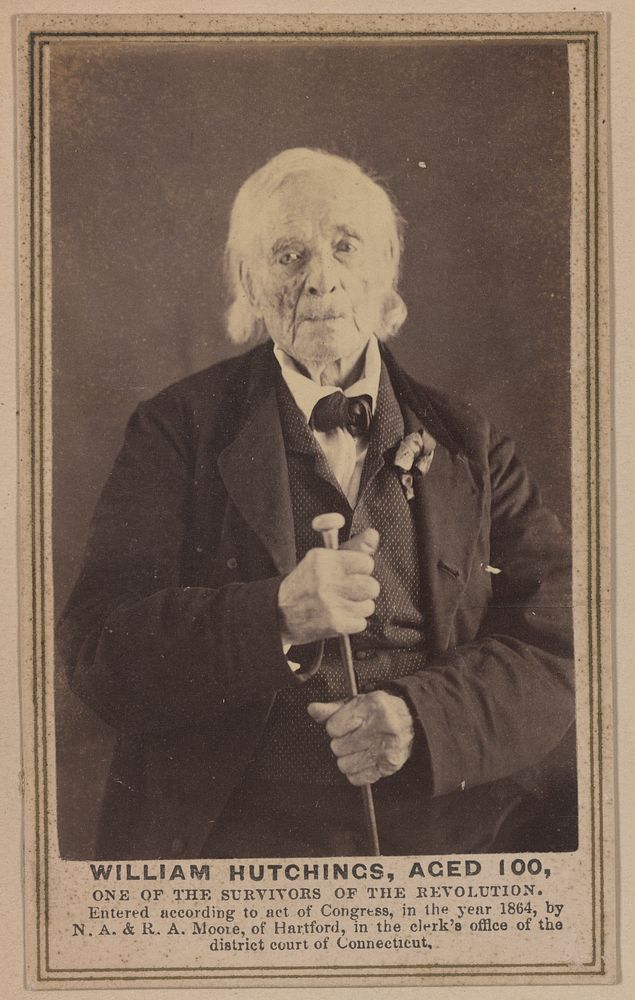 William Hutchings, aged 100, one of the survivors of the Revolution