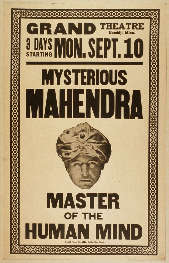 Mysterious Mahendra master of the human mind.