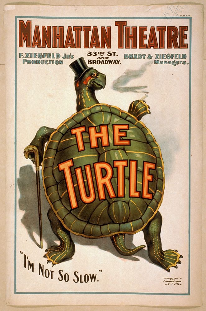 The turtle F. Ziegfeld Jr's production.