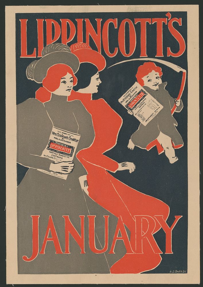Lippincott's January  J.J. Gould, Jr.