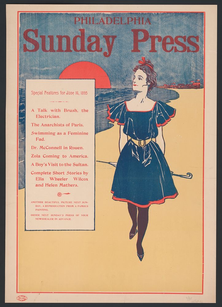Special features for June 16, 1895: ...
