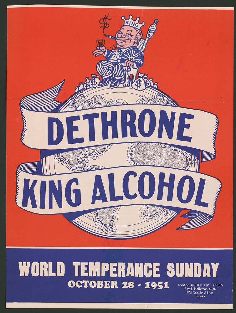 Dethrone King Alcohol. World Temperance Sunday, October 28, 1951