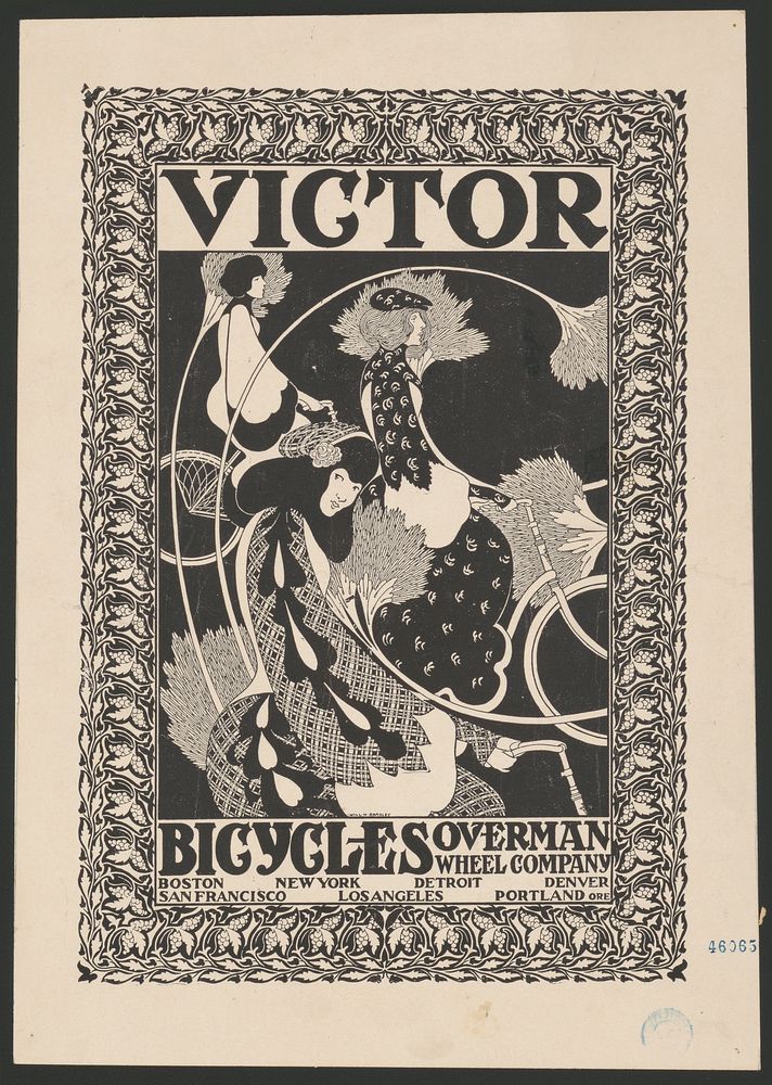 Victor bicycles, 'Overman Wheel Company, Boston, New York