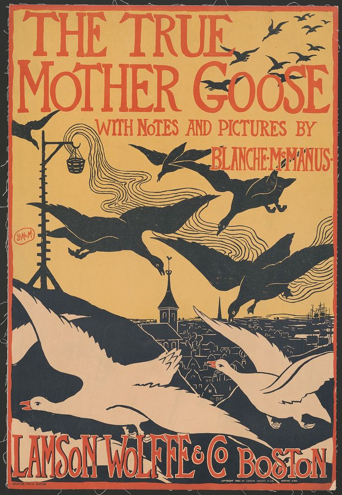 The true Mother Goose with notes and pictures by Blanche McManus.