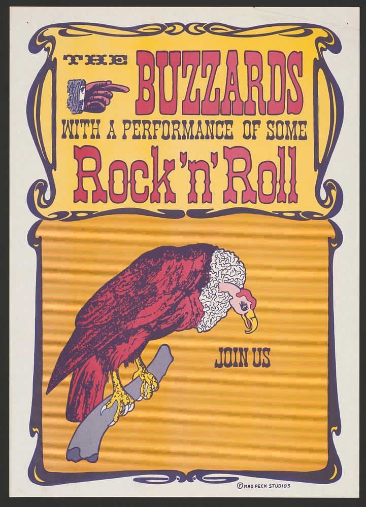 The buzzards with a performance of some rock'n'roll join us