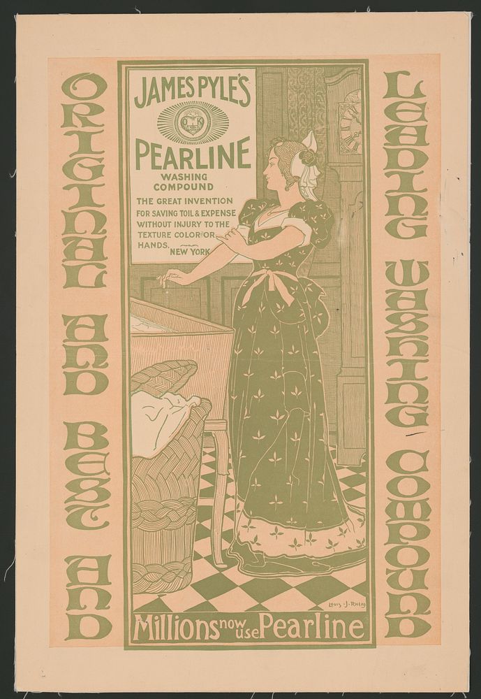 James Pyle's pearline washing compund by Louise Rhead