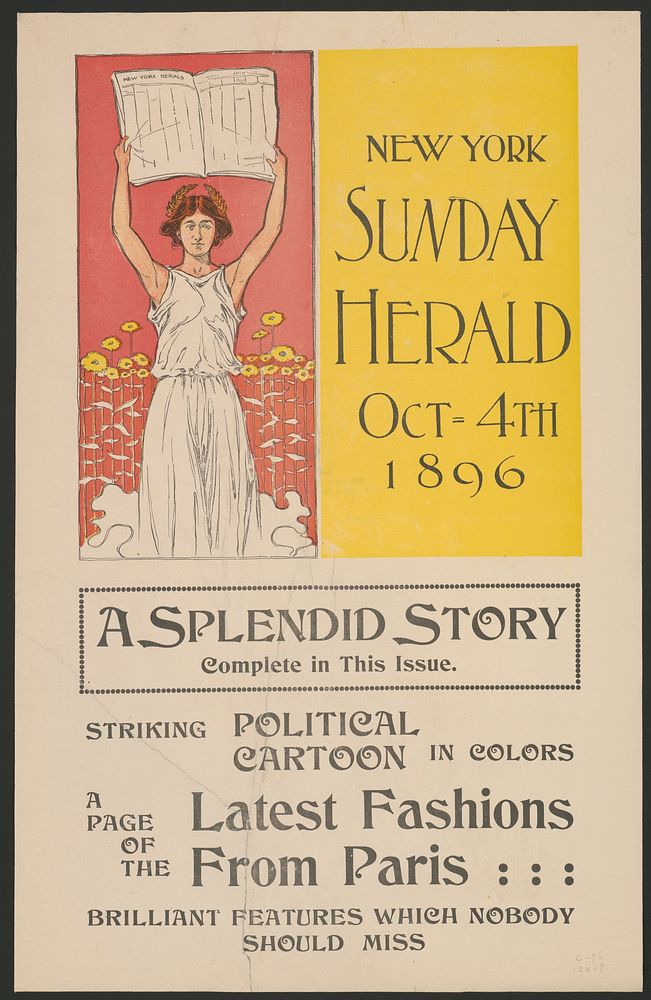New York Sunday Herald Oct - 4th 1896.
