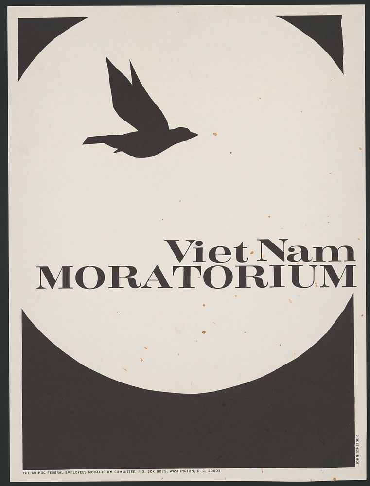Viet Nam moratorium by John Scheider