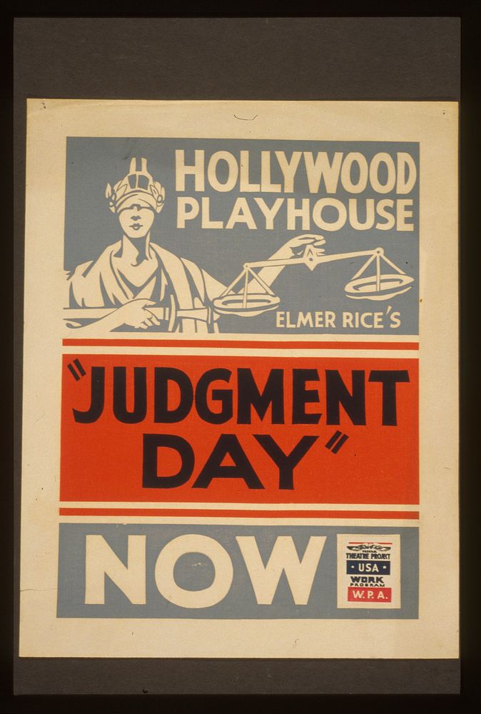 Elmer Rice's "Judgment day"