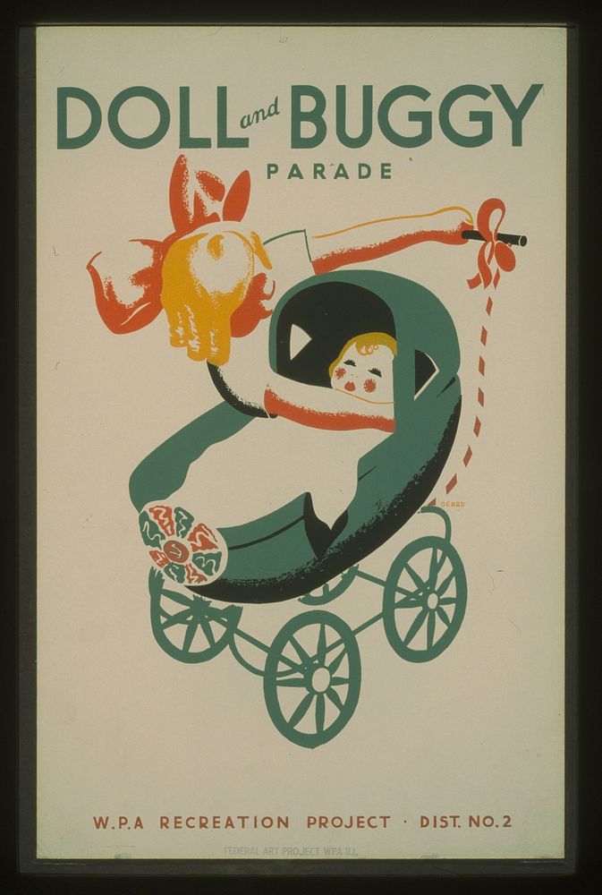 Doll and buggy parade--WPA recreation project, Dist. No. 2  Beard.