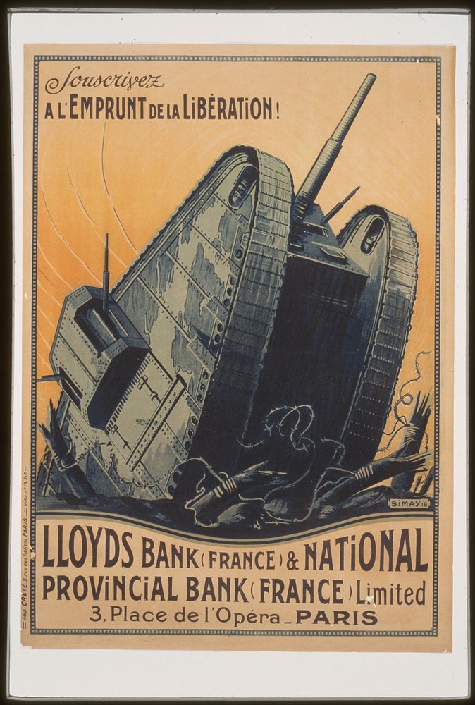 Souscrivez a l'Emprunt de la Liboeration! Lloyds Bank (France) and National Provincial Bank (France) Limited