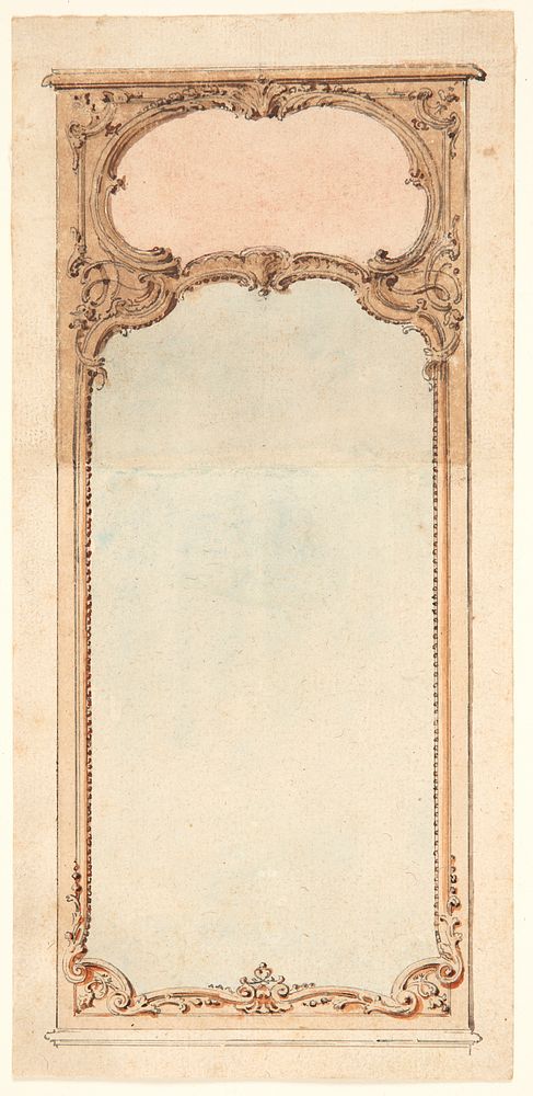 Design for a Carved Mirror Frame