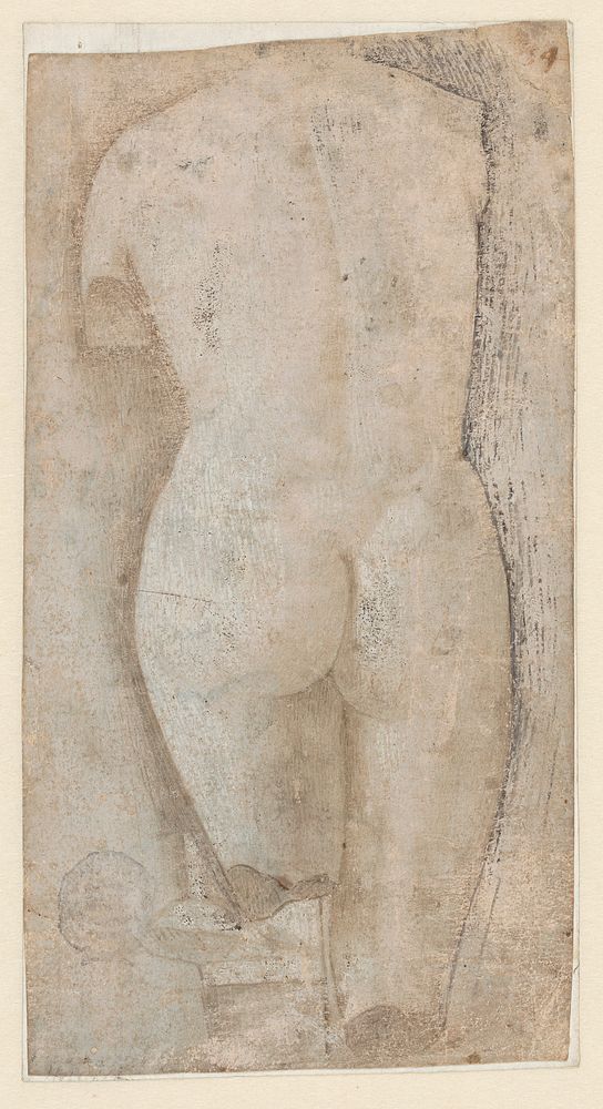 Sketch of Classical Sculpture of the Venus Pudica Type, Benozzo Gozzoli