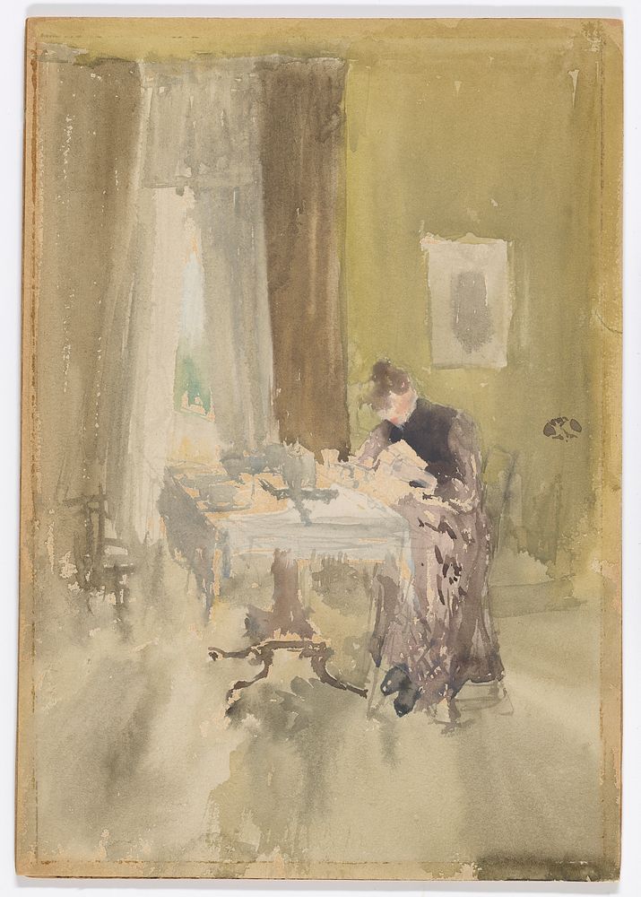 Violet and Amber–Tea, James Abbott McNeill Whistler (1834-1903)