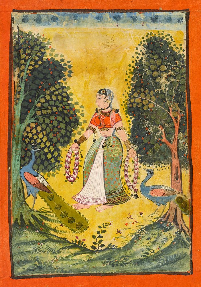 Kakubha Ragini, folio from a Ragamala