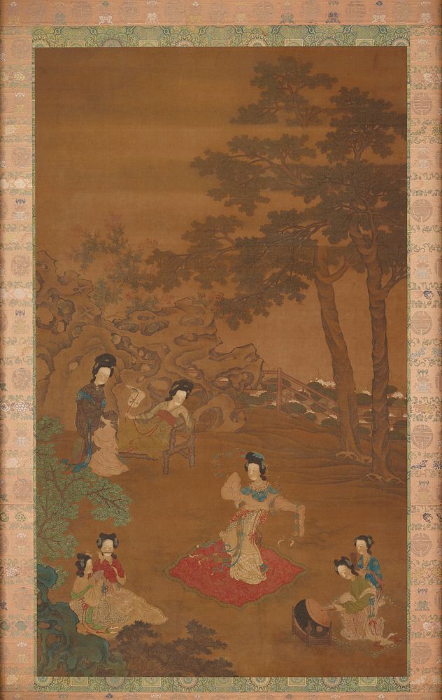 Dancer and Musicians in a Garden