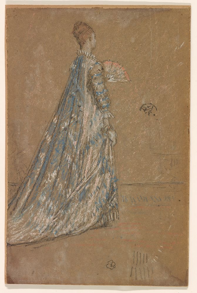 The Blue Dress, James Abbott McNeill Whistler (1834-1903)