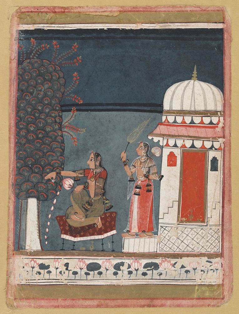 Malashri Ragini from a Ragmala series
