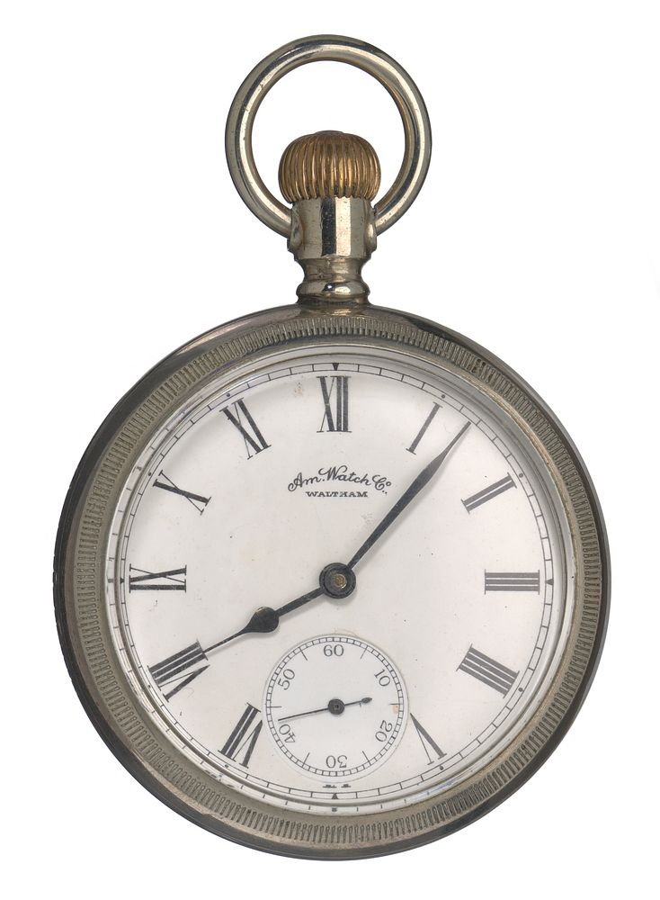 Pocket watch likely carried by Matthew Henson in 1908-1909 Arctic expedition