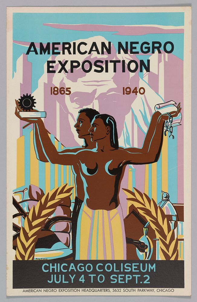 Poster for the American Negro Exposition in Chicago, National Museum of African American History and Culture
