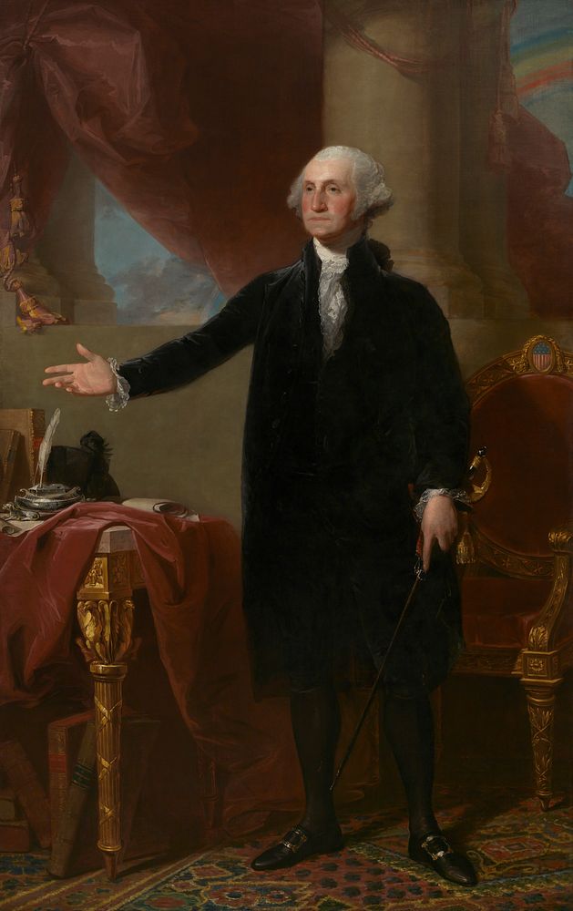 George Washington (Lansdowne Portrait), Gilbert Stuart