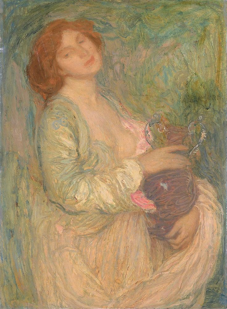 Woman with Vase, Edmond Francois Amanjean