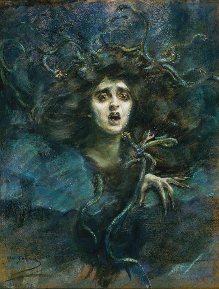 Medusa (Laura Dreyfus Barney) by Alice Pike Barney