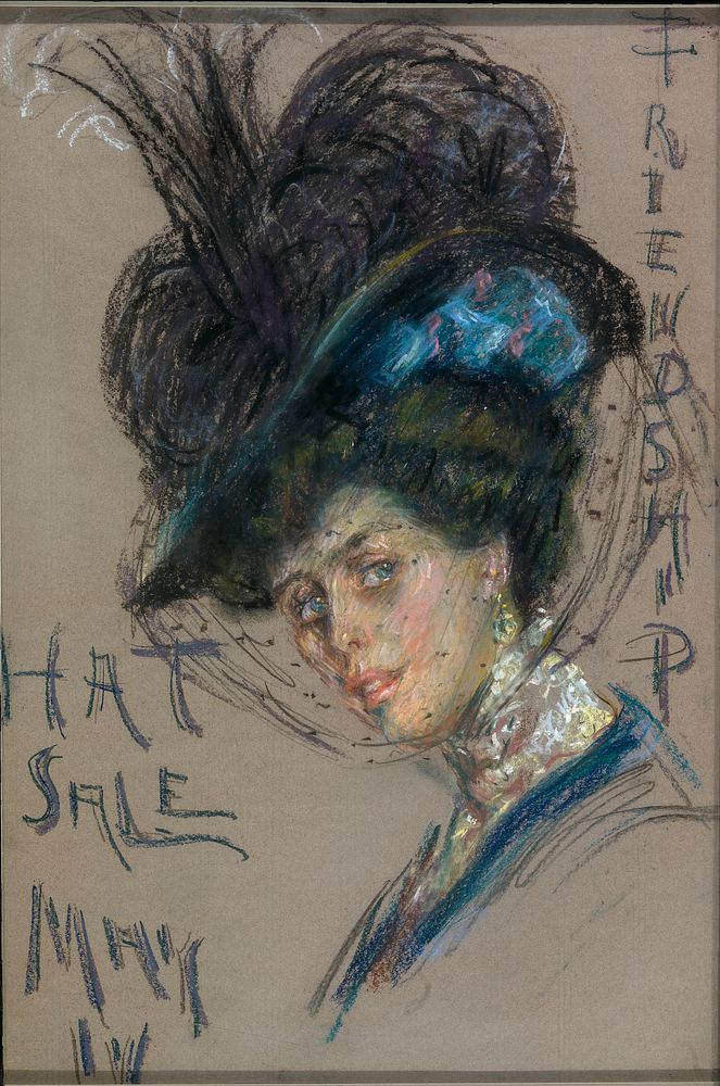 Hat Sale Poster by Alice Pike Barney