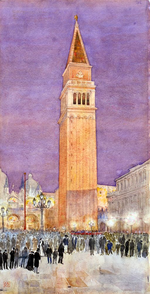Bell Tower, St. Mark's Square, Venice, Cass Gilbert