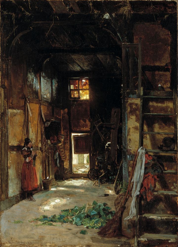 Interior of a Westphalian Cottage, Worthington Whittredge