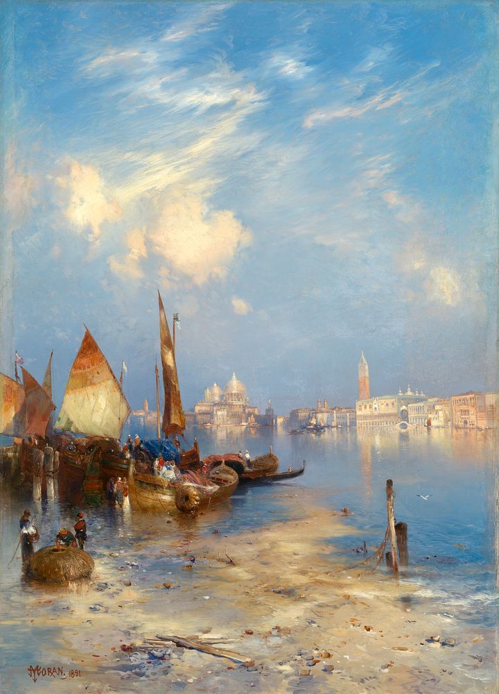 A View of Venice, Thomas Moran