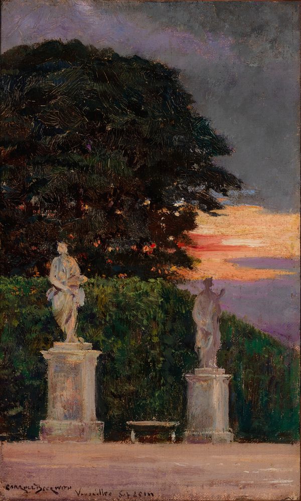 Corner of the Terrace, Versailles, Carroll Beckwith