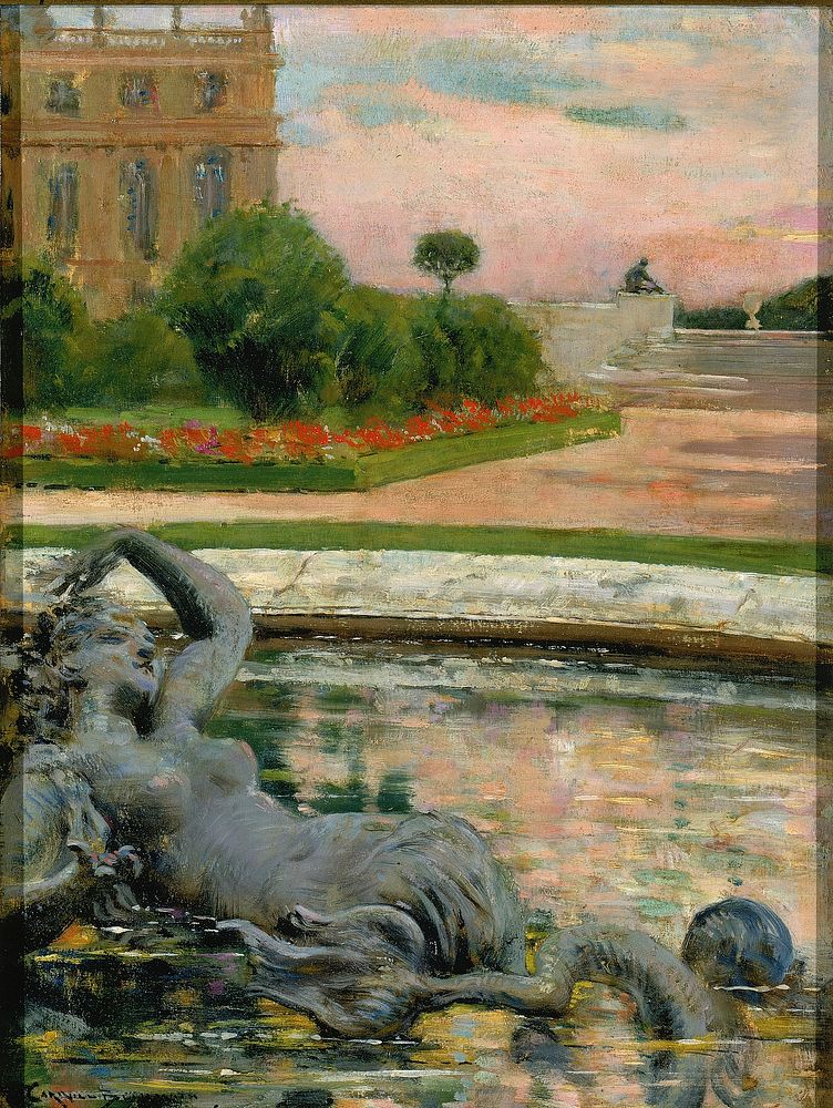 Parterre du Nord, Fontaine des Sirenes, Carroll Beckwith