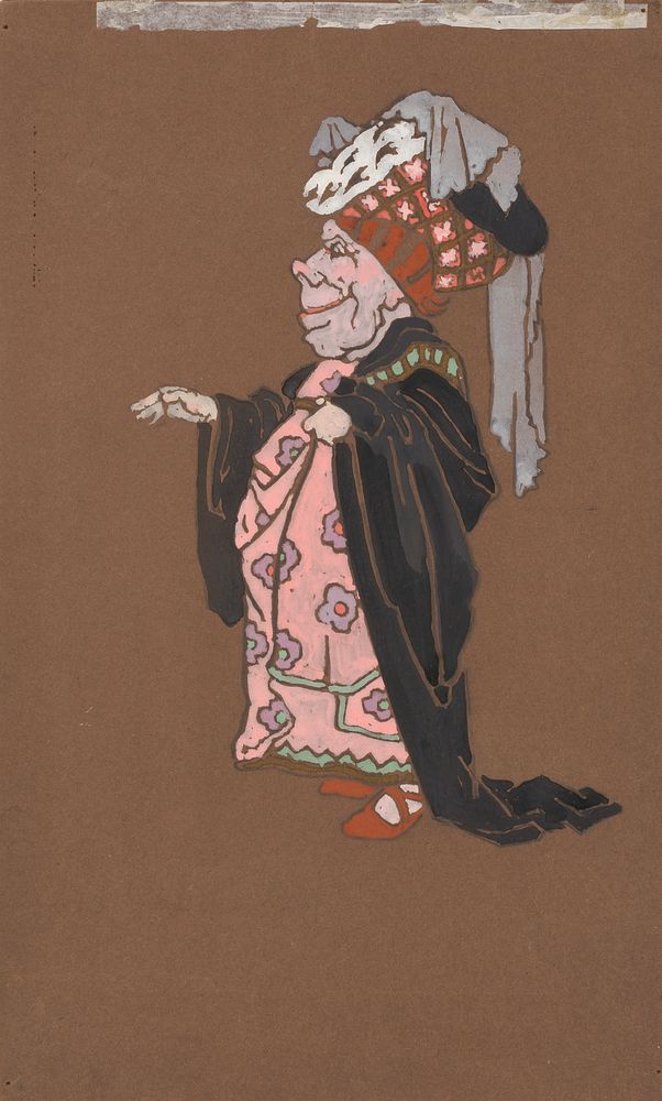 Ugly Duchess (costume design for Alice-in-Wonderland, 1915), William Penhallow Henderson