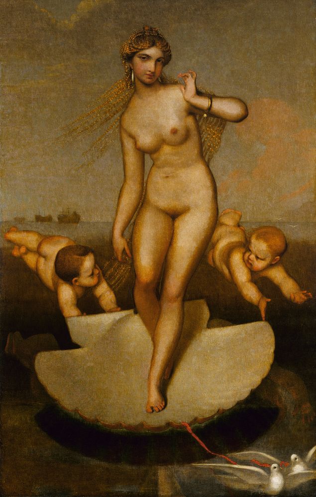 Venus Guiding Eneas and the Trojans to the Latin Shore, William Page