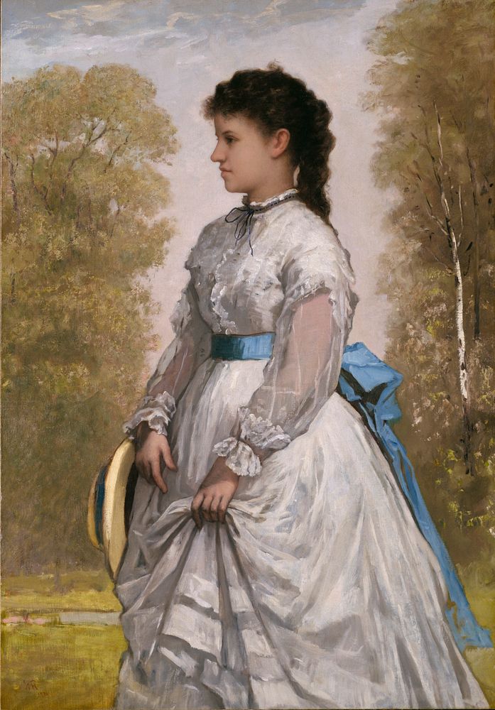 Portrait of Agnes Elizabeth Claflin, William Morris Hunt