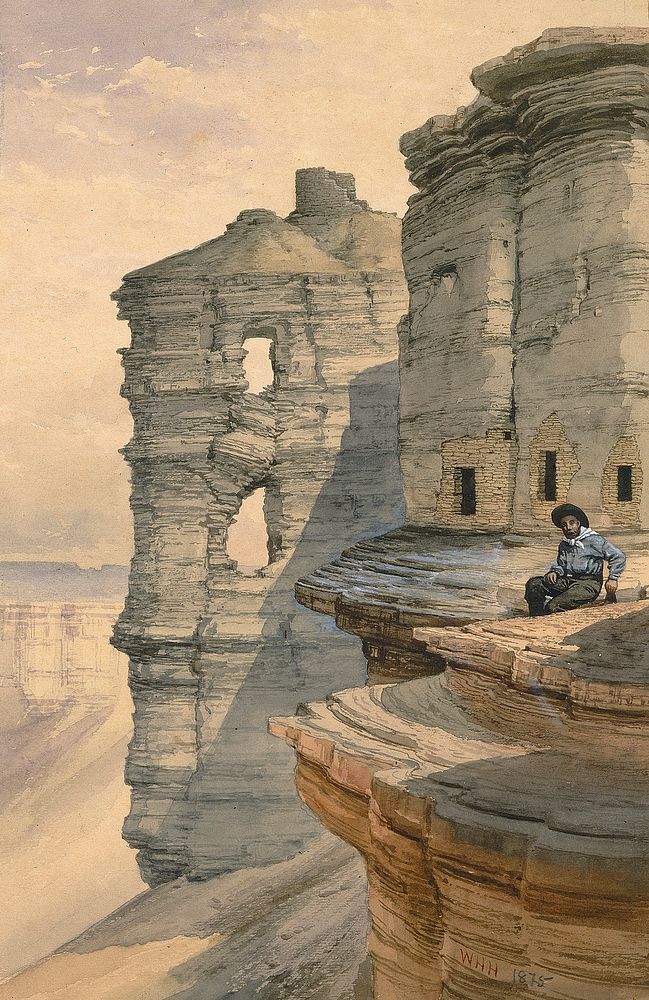 Cliff Houses on the Rio Mancos, Colorado, William Henry Holmes