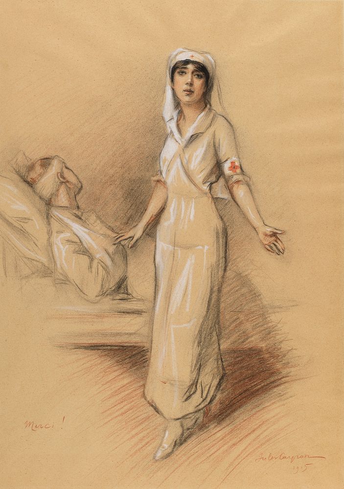 Nurse and Patient, Jules Cayron