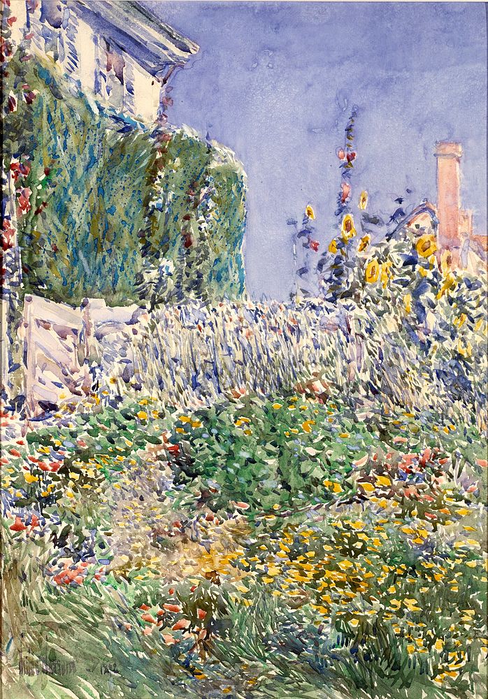 Thaxter's Garden by Frederick Childe Hassam