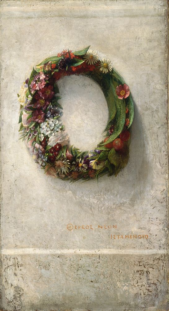 Wreath of Flowers, John La Farge
