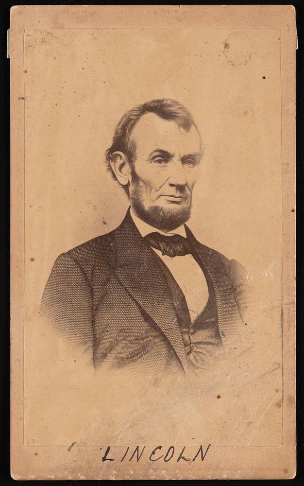 Portrait of Abraham Lincoln (1809-1865)