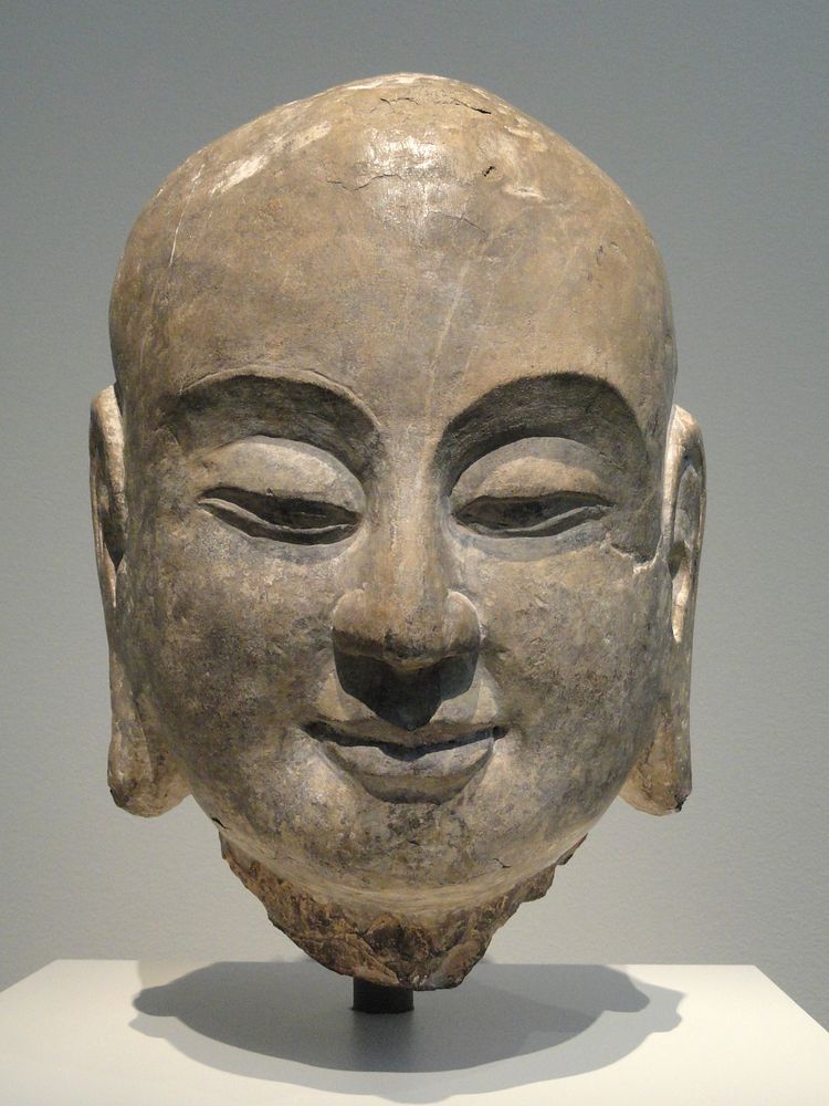 Head of the Disciple Ananda, Freer Gallery of Art, Washington, DC, USA. This artwork is old enough so that it is in the…