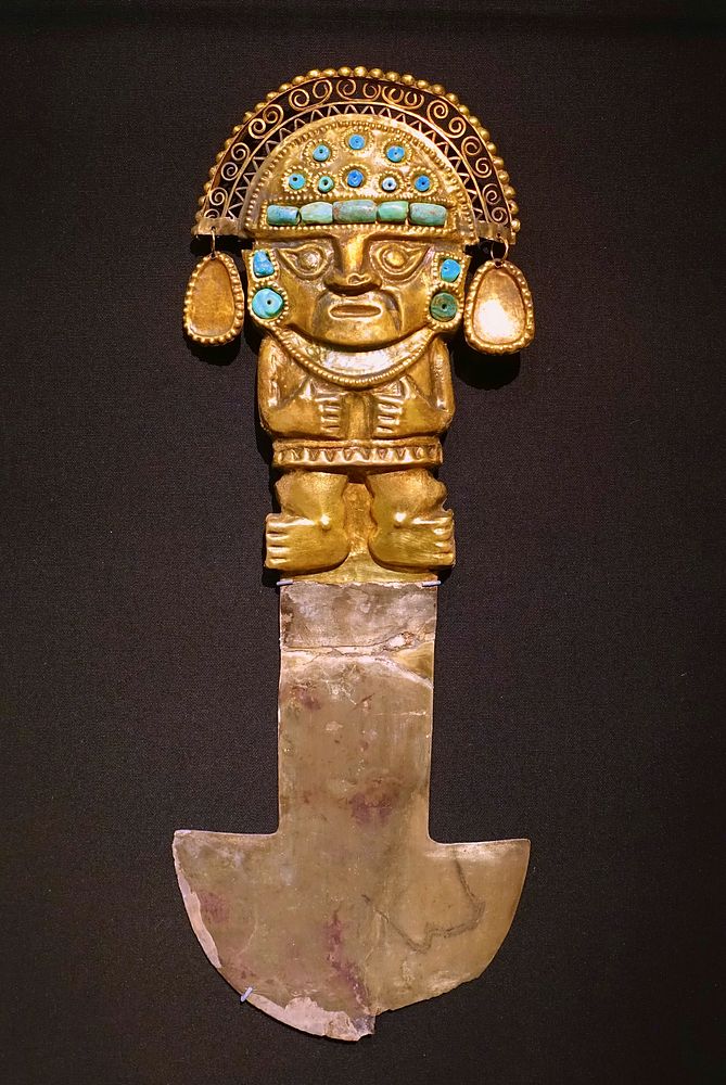 Pre-Columbian art in the Dallas Museum of Art, Texas, USA.