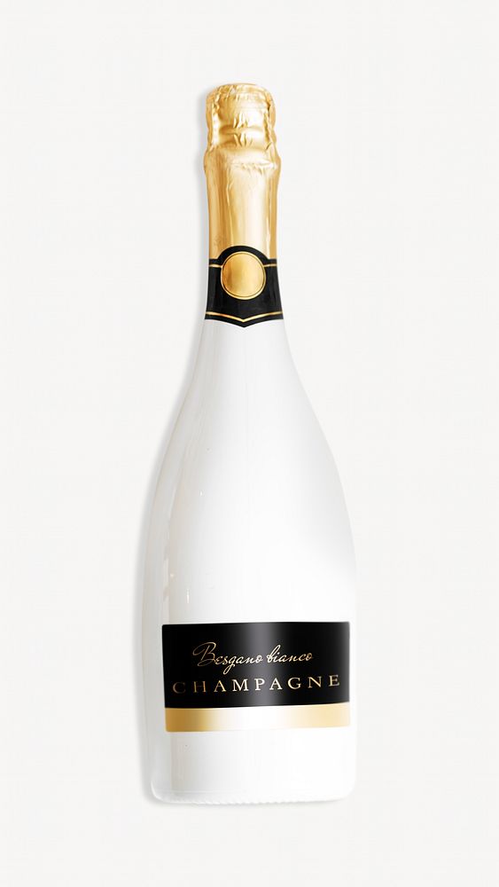 Champagne bottle, romantic celebration alcohol