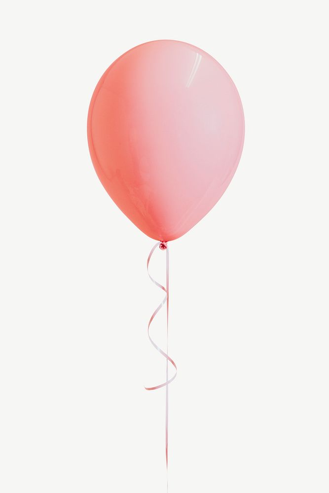 Pink balloon, celebration party decoration psd